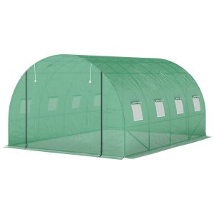 Foliekas – TomatenKas – UV-bestendig – Roldeur – Groen