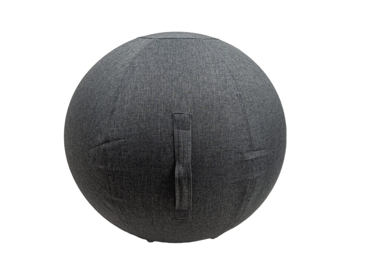 Zitbal Yoga Bal Donker Grijs Kleuren- 75Cm - Afbeelding 4