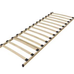 Lattenbodem ‘Alpha’ 70×200, 14 latten, hoogte kader: 4.5 cm, totale H: 6 cm