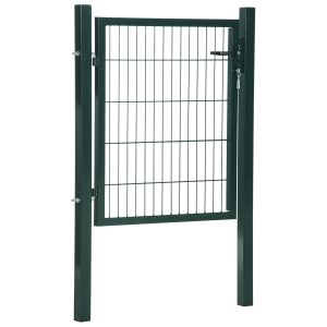 Tuinpoort – Groene stalen – Met slot – Inclusief sleutels