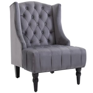 Fauteuil – Comfortabel – Verhoogde benen – Grijs